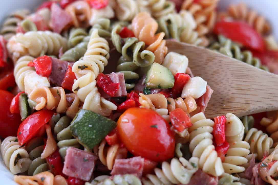 tricolor pasta salad