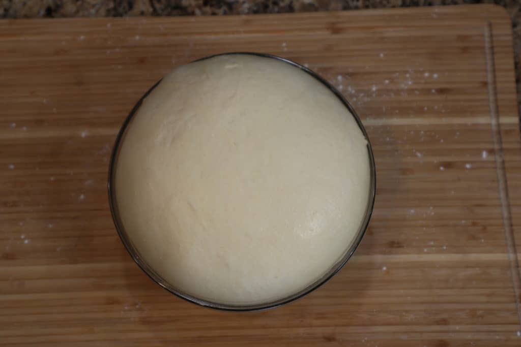 dough after doubled