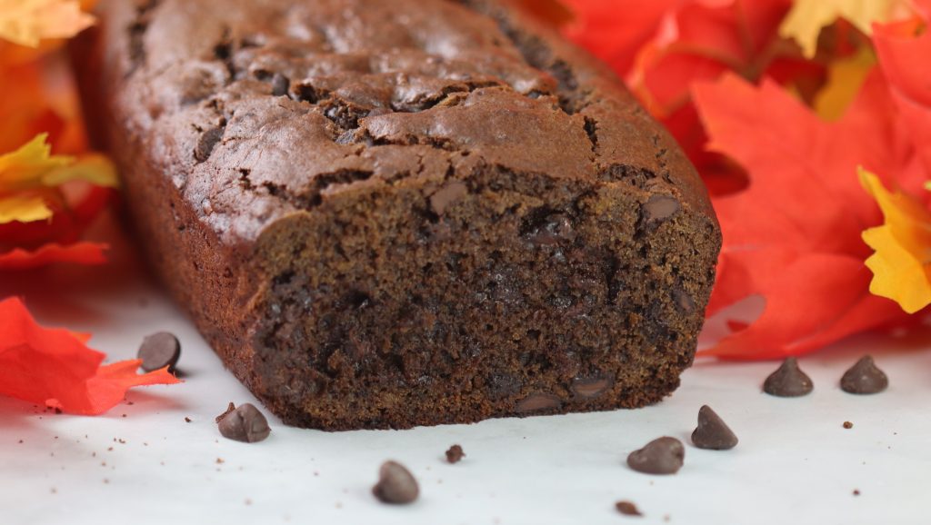 Butternut squash bread with chocolate